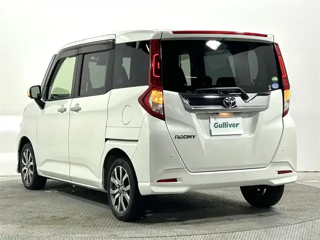 トヨタ ルーミー カスタムG－T 大阪府 2017(平29)年 3.4万km パールホワイトⅢ 純正ナビ(フルセグ/DVD再生/Bluetooth) 360カメラ ETC 両側パワースライドドア 衝突軽減 クルコン レーンアシスト シートヒーター ドラレコ ワンオーナー