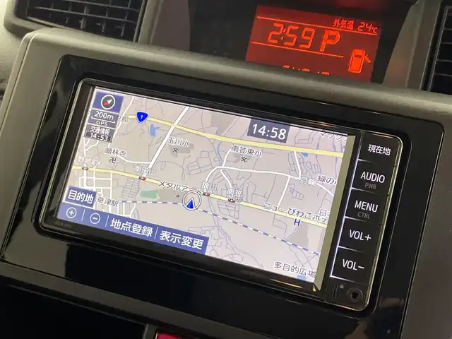 トヨタ ルーミー X 滋賀県 2021(令3)年 5.4万km ブラックマイカメタリック 純正ナビ/【AM/FM/CD/DVD/AUX/Bluetooth/SD/ワンセグ】/バックカメラ/前席シートヒーター/前後コーナーセンサー/片側パワースライドドア/ビルトインETC/衝突軽減ブレーキ/アイドリングストップ/ステアリングスイッチ/プッシュスタート/スマートキー