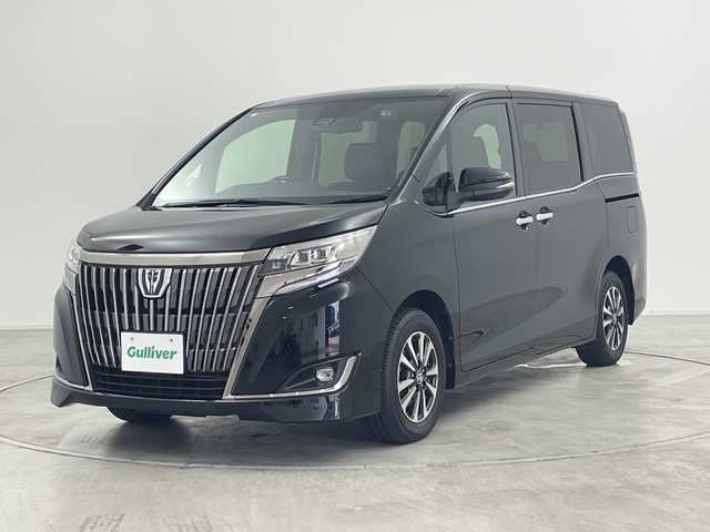 トヨタ エスクァイア Gi プレミアムパッケージ ブラックテーラード 群馬県 2021(令3)年 4.1万km ブラック 純正１０型ナビ　純正１２．１型後席モニター　バックカメラ　両側電動スライドドア　ハーフレザーシート　シートヒーター　ハンドルヒーター　ウッドコンビステアリング　ビルトインＥＴＣ　前後ドラレコ　禁煙車