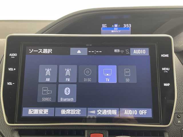 トヨタ エスクァイア Gi プレミアムパッケージ ブラックテーラード 群馬県 2021(令3)年 4.1万km ブラック 純正１０型ナビ　純正１２．１型後席モニター　バックカメラ　両側電動スライドドア　ハーフレザーシート　シートヒーター　ハンドルヒーター　ウッドコンビステアリング　ビルトインＥＴＣ　前後ドラレコ　禁煙車