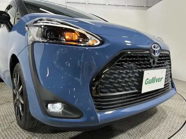 トヨタ シエンタ ハイブリッド G グランパー 大阪府 2021(令3)年 0.6万km グレイッシュブルー 純正ナビ(フルセグ/DVD再生/Bluetooth) 360カメラ 後席モニター ETC 衝突軽減 クルコン クリアランスソナー トヨタセーフティセンス ドラレコ 100V電源