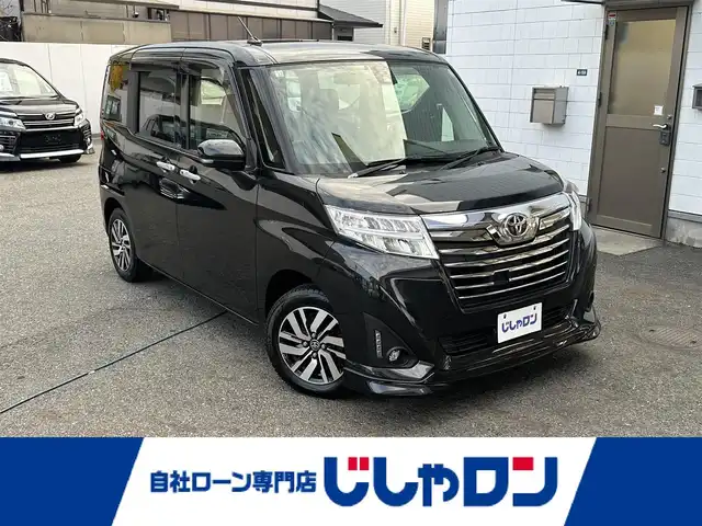 トヨタ ルーミー カスタムG S 滋賀県 2016(平28)年 7.8万km ブラックマイカメタリック (株)IDOMが運営する【じしゃロン草津店】の自社ローン対象車両になります。こちらは現金ご利用時の価格です。自社ローンご希望の方は別途その旨お申付け下さい。