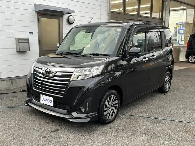 トヨタ ルーミー カスタムG S 滋賀県 2016(平28)年 7.8万km ブラックマイカメタリック (株)IDOMが運営する【じしゃロン草津店】の自社ローン対象車両になります。こちらは現金ご利用時の価格です。自社ローンご希望の方は別途その旨お申付け下さい。