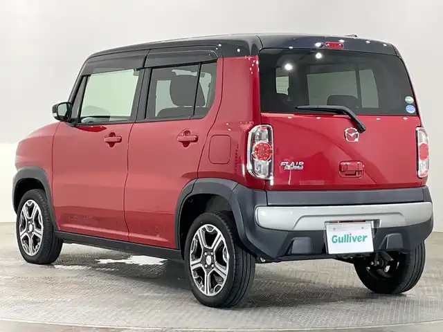 マツダ フレア クロスオーバー XS 栃木県 2018(平30)年 4.2万km フェニックスレッドパール/ブラック 社外ALPINEナビ/（Bluetooth/CD/DVD/SD/フルセグTV）/シートヒーター/ドアバイザー/オートライト/横滑り防止装置/スマートキー/プッシュスタート/アイドリングストップ/電動格納ミラー/純正フロアマット/純正アルミホイール