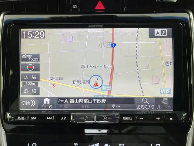 トヨタ ハリアー プレミアム 富山県 2018(平30)年 5.9万km スパークリングブラックパールクリスタルシャイン ALPINE9型ナビ（AM/FM/CD/DVD/USB/BT/HDMI）/フルセグTV/バックカメラ/寒冷地仕様/レーダークルーズコントロール/プリクラッシュセーフティ/レーンキープアシスト/オートマチックハイビーム/LEDヘッドライト/オートブレーキホールド/電動リアゲート/ビルトインETC/ドライブレコーダー前後/ハーフレザーシート/RAYS18インチAW/スマートキー×２/プッシュスタート/純正フロアマット