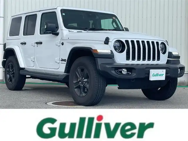 クライスラー・ジープ ジープ ラングラー アンリミテッド サハラ アルティチュード 富山県 2024(令6)年 1.3万km 白 ワンオーナー/黒革/純正ナビ/フルセグＴＶ/Bluetooth/ETC2.0/フロントカメラ/サイドカメラ/バックカメラ/レーダークルーズコントロール/スマートキー/プッシュスタートエンジン/LEDオートライト/純正ＡＷ付冬タイヤ4本積み込み