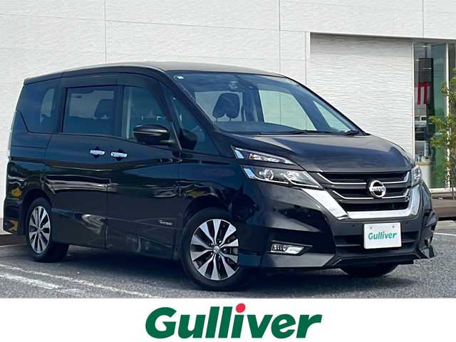 日産 セレナ ハイウェイスター Vセレクション 千葉県 2017(平29)年 5.8万km ダイヤモンドブラック 8インチナビAVIC-RL801　ＥＴＣ　フリップダウンモニター　クルコン　全方位カメラ　プロパイロット　ドラレコ　ハンズフリーパワースライド　両側電動スライド ドアＬＥＤライト　オートライト　コーナーセンサー　１６インチＡＷ