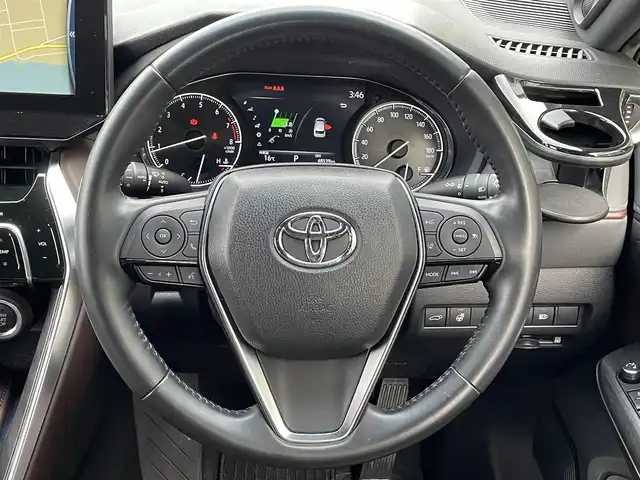 トヨタ ハリアー Z レザーパッケージ 島根県 2020(令2)年 4.9万km プレシャスブラックパール 登録時走行距離　48539km/純正ナビ（フルセグテレビ/Bluetooth/AM/FM)/JBL/全周囲カメラ/追従型クルーズコントロール/電動リアゲート/パワーシート（DN席)/シートヒーター（DN席)/エアシート（DN席)/ステアリングヒーター/デジタルインナーミラー/電動パーキング/オートマチックハビーム/コーナーセンサー/レーンキープアシスト/横滑り防止/衝突軽減ブレーキ/ETC/純正アルミ19インチ