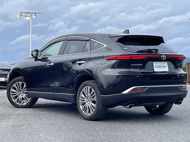 トヨタ ハリアー Z レザーパッケージ 島根県 2020(令2)年 4.9万km プレシャスブラックパール 登録時走行距離　48539km/純正ナビ（フルセグテレビ/Bluetooth/AM/FM)/JBL/全周囲カメラ/追従型クルーズコントロール/電動リアゲート/パワーシート（DN席)/シートヒーター（DN席)/エアシート（DN席)/ステアリングヒーター/デジタルインナーミラー/電動パーキング/オートマチックハビーム/コーナーセンサー/レーンキープアシスト/横滑り防止/衝突軽減ブレーキ/ETC/純正アルミ19インチ