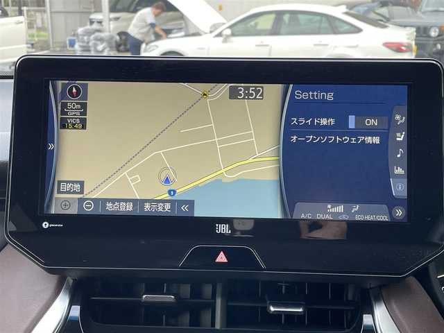 トヨタ ハリアー Z レザーパッケージ 島根県 2020(令2)年 4.9万km プレシャスブラックパール 登録時走行距離　48539km/純正ナビ（フルセグテレビ/Bluetooth/AM/FM)/JBL/全周囲カメラ/追従型クルーズコントロール/電動リアゲート/パワーシート（DN席)/シートヒーター（DN席)/エアシート（DN席)/ステアリングヒーター/デジタルインナーミラー/電動パーキング/オートマチックハビーム/コーナーセンサー/レーンキープアシスト/横滑り防止/衝突軽減ブレーキ/ETC/純正アルミ19インチ