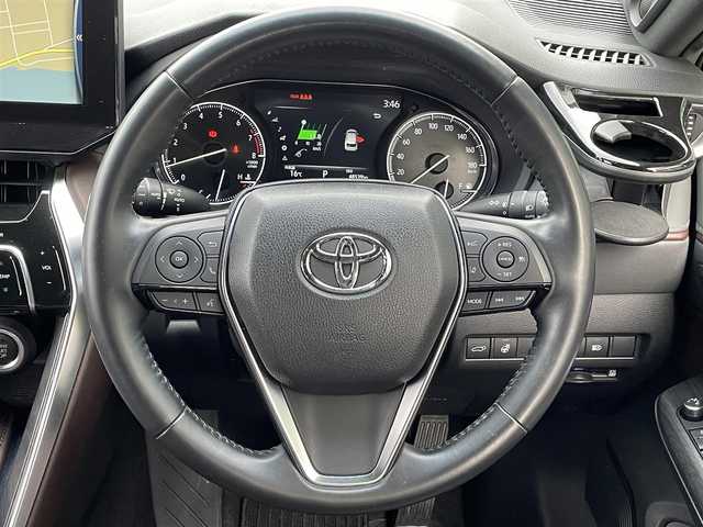 トヨタ ハリアー Z レザーパッケージ 島根県 2020(令2)年 4.9万km プレシャスブラックパール 登録時走行距離　48539km/純正ナビ（フルセグテレビ/Bluetooth/AM/FM)/JBL/全周囲カメラ/追従型クルーズコントロール/電動リアゲート/パワーシート（DN席)/シートヒーター（DN席)/エアシート（DN席)/ステアリングヒーター/デジタルインナーミラー/電動パーキング/オートマチックハビーム/コーナーセンサー/レーンキープアシスト/横滑り防止/衝突軽減ブレーキ/ETC/純正アルミ19インチ