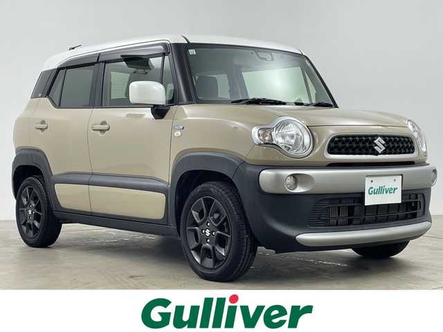 スズキ クロスビー HYBRID MX 鹿児島県 2019(令1)年 4万km キャラバンアイボリーパールメタリック/ホワイト 2トーンルーフ 純正ナビ（CD/DVD/BT/フルセグ）/パドルシフト/シートヒーター/ETC/ドラレコ/コーナーセンサー/４WD/アイドリングストップ/純正フロアマット