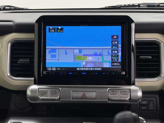 スズキ クロスビー HYBRID MX 鹿児島県 2019(令1)年 4万km キャラバンアイボリーパールメタリック/ホワイト 2トーンルーフ 純正ナビ（CD/DVD/BT/フルセグ）/パドルシフト/シートヒーター/ETC/ドラレコ/コーナーセンサー/４WD/アイドリングストップ/純正フロアマット