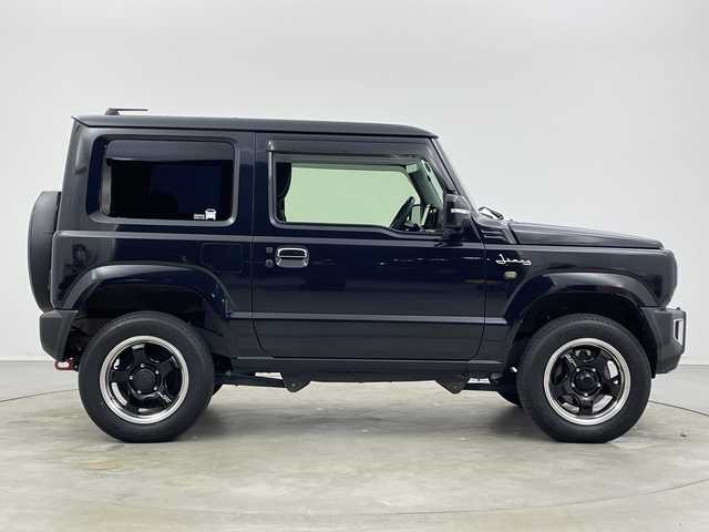 スズキ ジムニー XC 新潟県 2020(令2)年 2.7万km ブルーイッシュブラックパール3 カロッツェリア製メモリナビ（Bluetooth・CD・USB・DVD）/フルセグ　/ワンオーナー　/ビルトインETC　/前席シートヒーター　/前後ドライブレコーダー/レーンキープアシスト　/クルーズコントロール　/LEDオートライト　/衝突被害軽減　/ミラーヒーター　/リバースマフラー　/ブリッジファースト製ジャンパー/４WD/純正フロアマット/社外１６インチアルミホイール/スマートキー/スペアキー/保証書　/取扱説明書