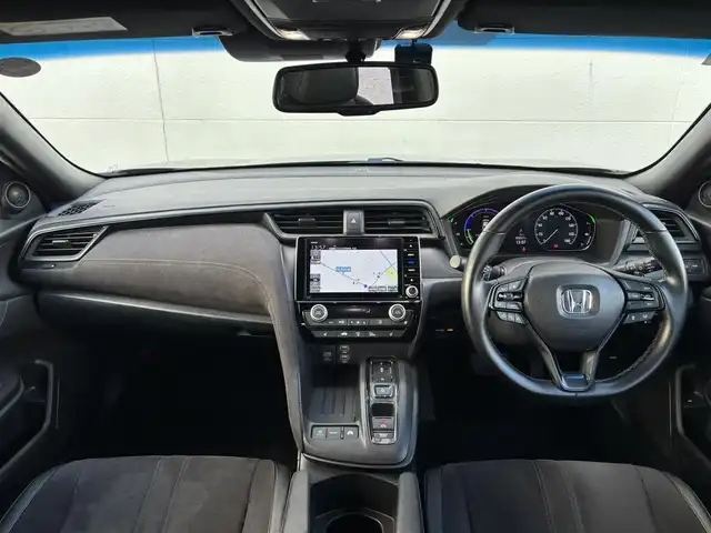 ホンダ インサイト EX・ブラックスタイル 茨城県 2019(平31)年 7.7万km クリスタルブラックパール 純正ナビ/　(AM/FM/CD/DVD/USB/ワンセグTV)/バックカメラ/社外リアスポイラー/ドライブレコーダー/クルーズコントロール/ETC2.0/LEDヘッドライト/ハーフレザーシート/シートヒーター/パワーシート/前後コーナーセンサー/レーンキープアシスト/オートライト/W+サイドエアバック/スペアキー
