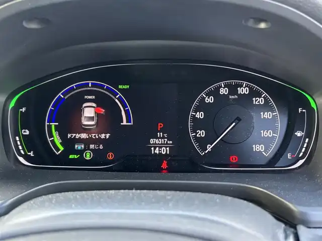 ホンダ インサイト EX・ブラックスタイル 茨城県 2019(平31)年 7.7万km クリスタルブラックパール 純正ナビ/　(AM/FM/CD/DVD/USB/ワンセグTV)/バックカメラ/社外リアスポイラー/ドライブレコーダー/クルーズコントロール/ETC2.0/LEDヘッドライト/ハーフレザーシート/シートヒーター/パワーシート/前後コーナーセンサー/レーンキープアシスト/オートライト/W+サイドエアバック/スペアキー