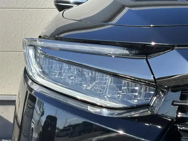 ホンダ インサイト EX・ブラックスタイル 茨城県 2019(平31)年 7.7万km クリスタルブラックパール 純正ナビ/　(AM/FM/CD/DVD/USB/ワンセグTV)/バックカメラ/社外リアスポイラー/ドライブレコーダー/クルーズコントロール/ETC2.0/LEDヘッドライト/ハーフレザーシート/シートヒーター/パワーシート/前後コーナーセンサー/レーンキープアシスト/オートライト/W+サイドエアバック/スペアキー