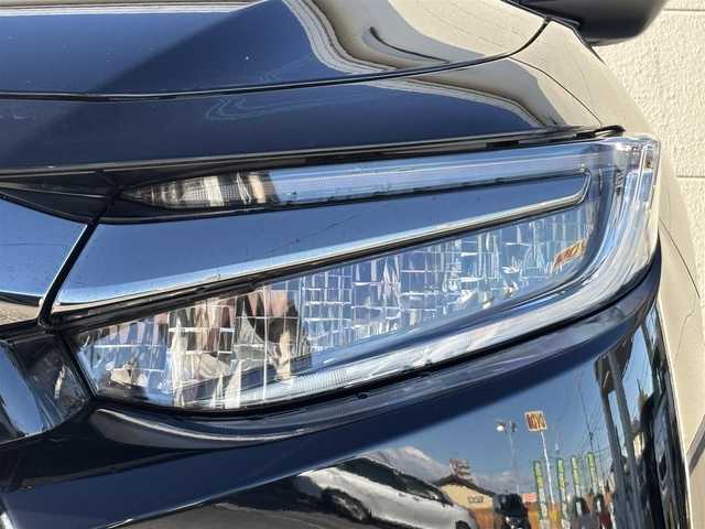 ホンダ インサイト EX・ブラックスタイル 茨城県 2019(平31)年 7.7万km クリスタルブラックパール 純正ナビ/　(AM/FM/CD/DVD/USB/ワンセグTV)/バックカメラ/社外リアスポイラー/ドライブレコーダー/クルーズコントロール/ETC2.0/LEDヘッドライト/ハーフレザーシート/シートヒーター/パワーシート/前後コーナーセンサー/レーンキープアシスト/オートライト/W+サイドエアバック/スペアキー