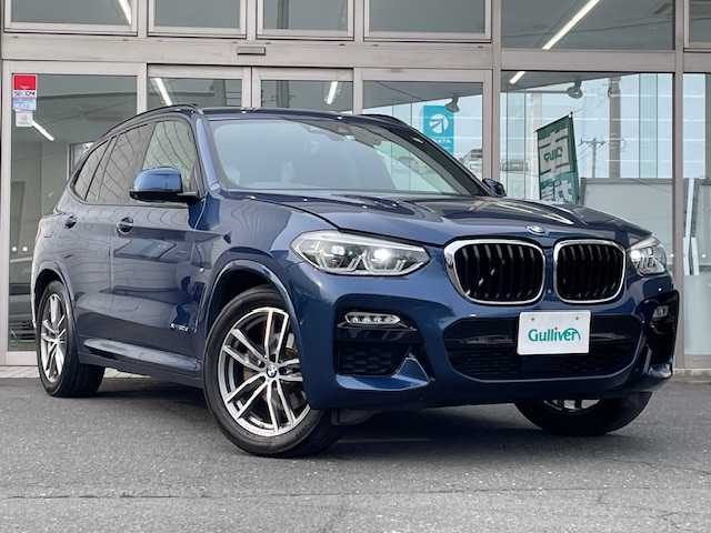 ＢＭＷ Ｘ３ xDrive20d Mスポーツ 青森県 2018(平30)年 4.7万km ファイトニックブルー ディーゼル4WD/黒本革シート/純正ナビ（BlueTooth/フルセグ/RADIO）/LEDヘッドライト/パワーバックドア/ヒルアシストコントロール/全方位カメラ/ワイドバックカメラ/レーダークルーズコントロール/ドライブレコーダー/パーキングセンサー/DN席パワーシート/シートヒーター/ETC2.0/スペアキー/245/50/19アルミホイール装着/BMWアルミスタッドレスタイヤ積込/取扱説明書/保証書
