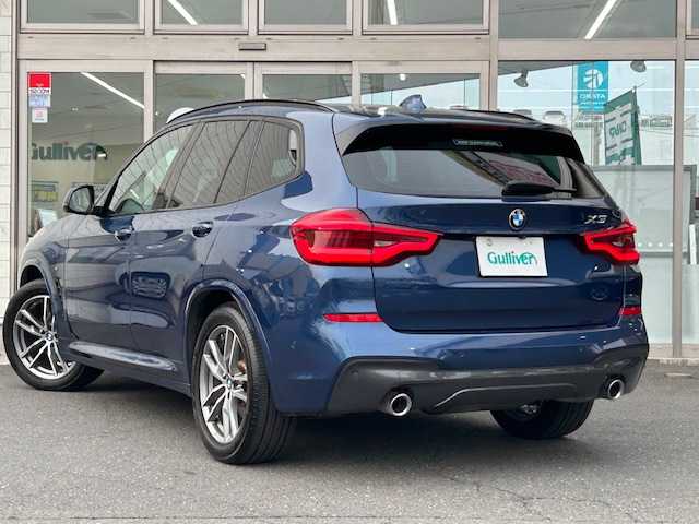 ＢＭＷ Ｘ３ xDrive20d Mスポーツ 青森県 2018(平30)年 4.7万km ファイトニックブルー ディーゼル4WD/黒本革シート/純正ナビ（BlueTooth/フルセグ/RADIO）/LEDヘッドライト/パワーバックドア/ヒルアシストコントロール/全方位カメラ/ワイドバックカメラ/レーダークルーズコントロール/ドライブレコーダー/パーキングセンサー/DN席パワーシート/シートヒーター/ETC2.0/スペアキー/245/50/19アルミホイール装着/BMWアルミスタッドレスタイヤ積込/取扱説明書/保証書