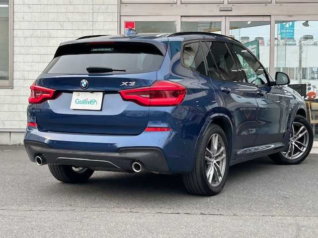 ＢＭＷ Ｘ３ xDrive20d Mスポーツ 青森県 2018(平30)年 4.7万km ファイトニックブルー ディーゼル4WD/黒本革シート/純正ナビ（BlueTooth/フルセグ/RADIO）/LEDヘッドライト/パワーバックドア/ヒルアシストコントロール/全方位カメラ/ワイドバックカメラ/レーダークルーズコントロール/ドライブレコーダー/パーキングセンサー/DN席パワーシート/シートヒーター/ETC2.0/スペアキー/245/50/19アルミホイール装着/BMWアルミスタッドレスタイヤ積込/取扱説明書/保証書