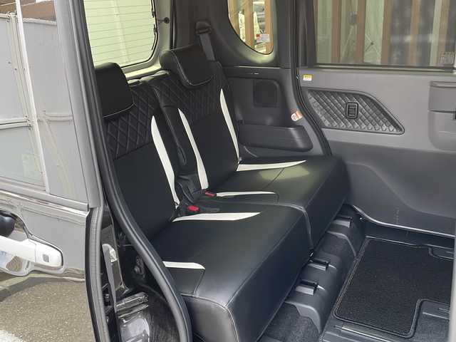 ダイハツ タント カスタム X セレクション 秋田県 2020(令2)年 5.3万km ブラックマイカメタリック 純正メモリーナビ　NMZK-W70D/CD　DVD　フルセグTV　SD　USB　BT/純正ドライブレコーダー/純正フロアマット/ドアバイザー/前後コーナーセンサー/プッシュスタート/シートバックテーブル/後席サンシェード/ウィンカーミラー/バックカメラ/両側パワースライドドア/スマートアシスト/衝突被害軽減ブレーキ/車線逸脱警報/誤発進抑制機能/先行車発進告知/オートマチックハイビーム/LEDヘッドライト/LEDフォグ/レザー調シートカバー/ETC/スマートキー/純正アルミ組サマータイヤ積込