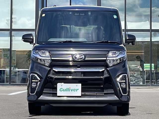 ダイハツ タント カスタム X セレクション 青森県 2020(令2)年 5.3万km ブラックマイカメタリック ・4WD/・純正SDナビ/（AM/FM/CD/DVD/BT/フルセグTV）/・両側パワースライドドア/・衝突被害軽減ブレーキ/・レーンキープアシスト/・横滑り防止装置/・前後コーナーセンサー/・バックカメラ/・オートライト/・オートマチックハイビーム/・シートヒーター/・アイドリングストップ/・ドライブレコーダー/・LEDヘッドライト/・LEDフォグランプ/・スマートキー/・純正フロアマット/・電動格納ミラー/・純正AW14インチ/・純正AWサマータイヤ積込