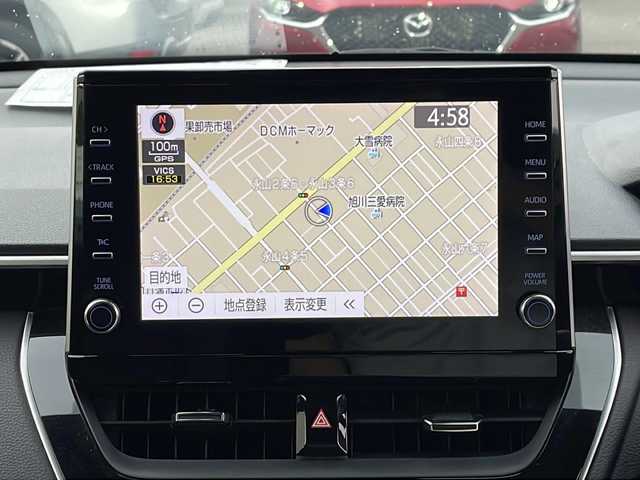 トヨタ カローラ クロス ハイブリッド Z 道北・旭川 2021(令3)年 4.1万km アティチュードブラックマイカ ・４WD/・寒冷地仕様/・禁煙車/・純正9インチディスプレイオーディオBT/USB/ミラーキャスト/・パノラミックビューモニター/・ブラインドスポットモニター/・前席シートヒーター/・D席パワーシート/・LEDフォグライト/・トヨタセーフティセンス/・プリクラッシュセーフティ/・レーントレーニングアシスト/・レーンディパーチャーアラート/・レーダークルーズコントロール/・オートマチックハイビーム/・プロアクティブドライビングアシスト/・発射遅れ告知機能/・電動リアゲート/・前後コーナーセンサー/・ステアリングヒーター/・ミラーヒーター/・純正前方ドライブレコーダー/・ルーフレール/・LEDヘッドライト/・オートライト/・ビルトインETC/・スペアキー1本/・保証書