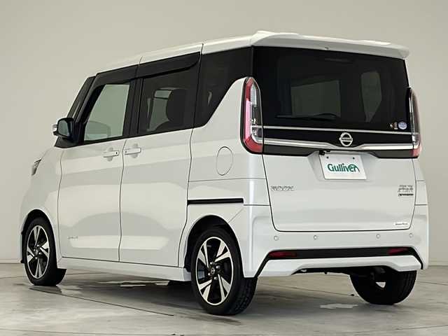 日産 ルークス HWS Gターボ プロパイロットED 愛知県 2021(令3)年 4.6万km ホワイトパール プロパイロット/衝突軽減システム/全方位カメラ/純正SD９型ナビ（SDなし）/両側パワースライドドア/クルーズコントロール/シートヒーター/フルセグ/CD/DVD/Bluetooth/バックカメラ/コーナーセンサー/純正アルミホイール/LEDヘッドライト/オートマチックハイビーム/ドライブレコーダー/ETC/ステアリングスイッチ/スマートキー/プッシュスタート