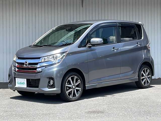 日産 デイズ ハイウェイスターG ターボ 長野県 2016(平28)年 2.5万km チタニウムグレーメタリック ターボ/純正１５インチアルミ/プッシュスタートエンジン/アイドリングストップ