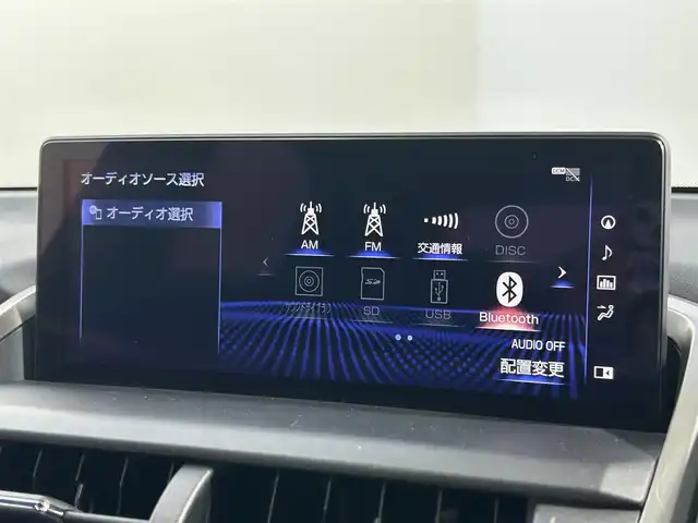 レクサス ＮＸ 300h Fスポーツ 大阪府 2018(平30)年 2.9万km ホワイトノーヴァガラスフレーク サンルーフ　黒革シート　純正９ｉｎｃナビＴＶ　３６０カメラ　三眼ＬＥＤ　パワーシート／ヒーター／エアコン　ステアリングヒーター　電動リアゲート　衝突軽減　レーダーＣ　クリアランスソナー　ＢＳＭ
