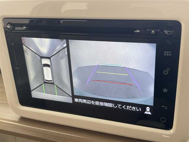 スズキ ラパン X 愛知県 2016(平28)年 3.7万km フレンチミントパールメタリック 純正ＤＡナビ　フルセグＴＶ　Ｂｌｕｅｔｏｏｔｈ　ＤＶＤ再生　全方位カメラ　シートヒーター　レーダーブレーキサポート　ＨＩＤオートライト　ツートンカラー　プッシュスタート　前後ドラレコ　ＥＴＣ　禁煙車