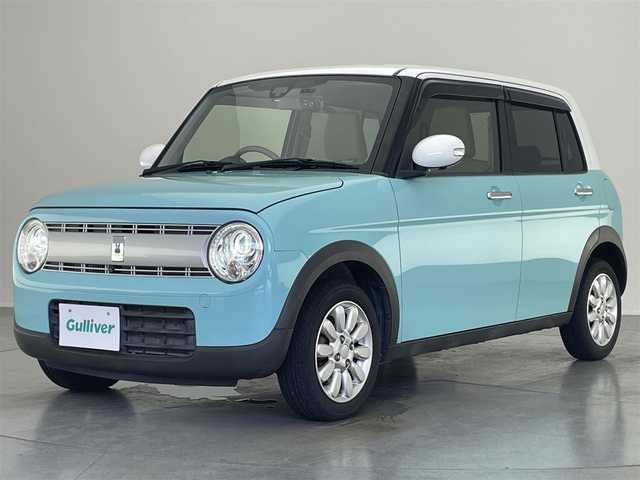 スズキ ラパン X 愛知県 2016(平28)年 3.7万km フレンチミントパールメタリック 純正ＤＡナビ　フルセグＴＶ　Ｂｌｕｅｔｏｏｔｈ　ＤＶＤ再生　全方位カメラ　シートヒーター　レーダーブレーキサポート　ＨＩＤオートライト　ツートンカラー　プッシュスタート　前後ドラレコ　ＥＴＣ　禁煙車