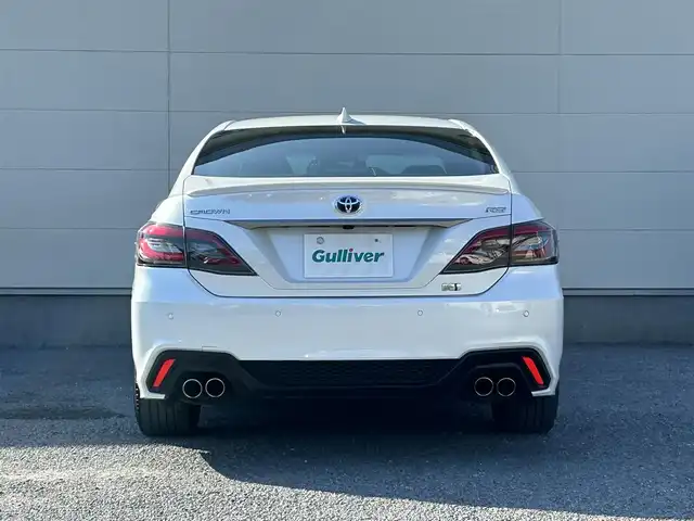 トヨタ クラウン ハイブリッド RS リミテッドⅡ 茨城県 2022(令4)年 4.1万km プレシャスホワイトパール 純正12.3インチオーディオディスプレイ/・BT/・フルセグ/・CD/DVD/BSM/レーダークルーズコントロール/レーンアシスト/バックカメラ/ビルトインETC/パワーシート/シートヒーター/エアーシート/前後ドライブレコーダー（TZ-D201）/セーフティレーダー（TZ-R203L）/純正ドアバイザー/純正フロアマット