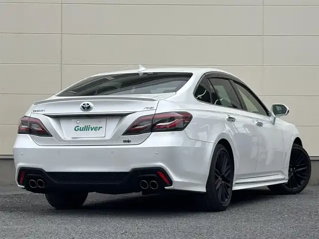 トヨタ クラウン ハイブリッド RS リミテッドⅡ 茨城県 2022(令4)年 4.1万km プレシャスホワイトパール 純正12.3インチオーディオディスプレイ/・BT/・フルセグ/・CD/DVD/BSM/トヨタセーフティセンス（衝突回避支援パッケージ）/・レーダークルーズコントロール/・レーントレーシング/・プリクラッシュセーフティ/・アダプティブハイビーム/・ロードサインアシスト/・先行車発進告知/・ドライバー異常時対応システム/シートベンチレーション/バックカメラ/ビルトインETC/3眼LED/シーケンシャルターンランプ/パワーシート/シートヒーター/エアーシート/前後ドライブレコーダー（TZ-D201）/セーフティレーダー（TZ-R203L）/純正ドアバイザー/純正フロアマット
