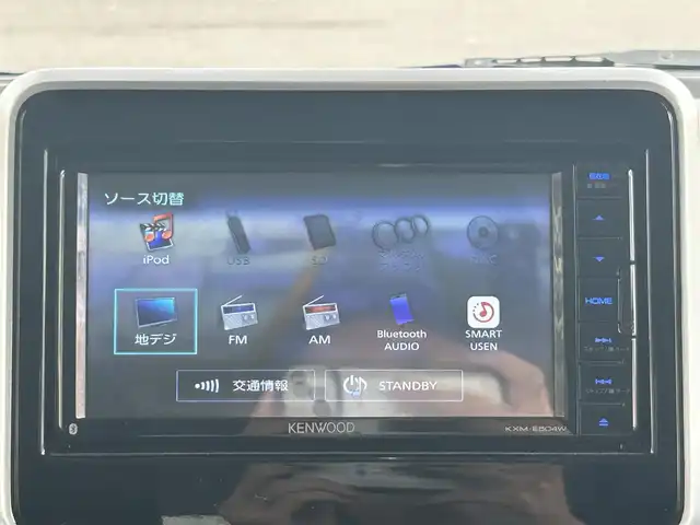 スズキ スペーシア カスタム HYBRID XS ターボ 福島県 2019(令1)年 2.4万km ピュアホワイトP デュアルセンサーブレーキサポート/クルーズコントロール/車線逸脱支援システム/純正ナビゲーション/型番：KXM-E504W/【CD/DVD/SD/USB/BT/TV】/バックカメラ/ビルトインETC/ドライブレコーダー/両側電動スライドドア/運転席シートヒーター/ステアリングリモコン/パドルシフト/アイドリングストップ/リアサーキュレーター/リアドアロールサンシェード/シートバックテーブル/LEDオートライト/LEDフォグランプ/純正フロアマット/純正ドアバイザー