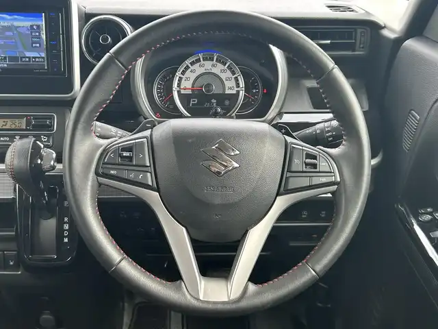 スズキ スペーシア カスタム HYBRID XS ターボ 福島県 2019(令1)年 2.4万km ピュアホワイトP デュアルセンサーブレーキサポート/クルーズコントロール/車線逸脱支援システム/純正ナビゲーション/型番：KXM-E504W/【CD/DVD/SD/USB/BT/TV】/バックカメラ/ビルトインETC/ドライブレコーダー/両側電動スライドドア/運転席シートヒーター/ステアリングリモコン/パドルシフト/アイドリングストップ/リアサーキュレーター/リアドアロールサンシェード/シートバックテーブル/LEDオートライト/LEDフォグランプ/純正フロアマット/純正ドアバイザー