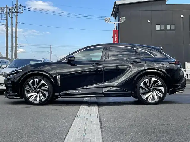 トヨタ クラウン スポーツ Z 群馬県 2024(令6)年 0.8万km ブラック トヨタセーフティセンス　/・アダプティブクルーズコントロール/アドバンストパーク/純正12.3インチメモリーナビ　/    Bluetooth/フルセグ/Miracast /パノラミックビューモニター/モデリスタエアロ/モデリスタ21AW　/黒革シート/前席パワーシート/前席エアシート/前席シートヒーター/ステアリングヒーター/LEDヘッドライト/電動リアゲート/前後ドライブレコーダー/ETC2.0