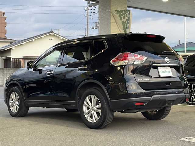 日産 エクストレイル 20S エマージェンシーブレーキ 愛媛県 2016(平28)年 9.2万km ダイヤモンドブラック ワンオーナー/純正ナビ/バックカメラ/前後コーナーセンサー/スマートキー/スペアキー/ハーフレザーシート/シートヒーターD席N席/純正フロアマット/アイドリングストップ
