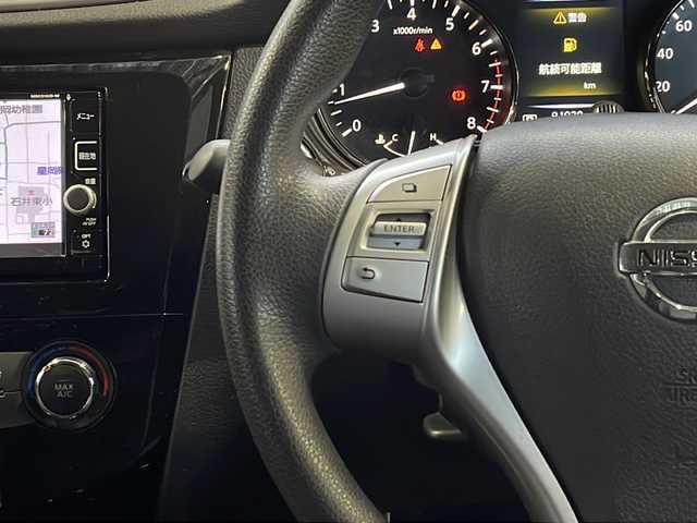 日産 エクストレイル 20S エマージェンシーブレーキ 愛媛県 2016(平28)年 9.2万km ダイヤモンドブラック ワンオーナー/純正ナビ/バックカメラ/前後コーナーセンサー/スマートキー/スペアキー/ハーフレザーシート/シートヒーターD席N席/純正フロアマット/アイドリングストップ