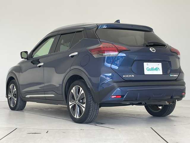 日産 キックス X 愛知県 2021(令3)年 3.1万km ダークブルー プロパイロット2.0/純正ナビ　SDカードなし/全方位カメラ/クルーズコントロール/バックカメラ/コーナーセンサー/純正アルミホイール/LEDヘッドライト/インテリジェントミラー/オートライト/ドライブレコーダー/ETC/衝突軽減システム/フルセグ/CD DVD/Bluetooth/ステアリングスイッチ/スマートキー/プッシュスタート