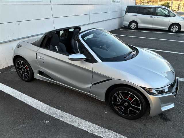 ホンダ Ｓ６６０ α 長崎県 2020(令2)年 0.5万km アラバスターシルバーメタリック 純正ディスプレイオーディオ/（Bluetooth）/バックカメラ/衝突軽減システム/デジタルインナーミラー/クルーズコントロール/ETC/ハーフレザーシート/シートヒーター/HKSマフラー/前後ドライブレコーダー/オートライト/プッシュスタート/USB/HDMI