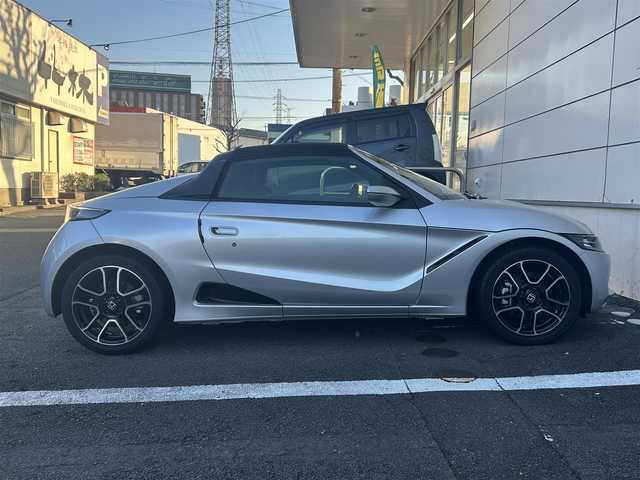 ホンダ Ｓ６６０ α 長崎県 2020(令2)年 0.5万km アラバスターシルバーメタリック 純正ディスプレイオーディオ/（Bluetooth）/バックカメラ/衝突軽減システム/デジタルインナーミラー/クルーズコントロール/ETC/ハーフレザーシート/シートヒーター/HKSマフラー/前後ドライブレコーダー/オートライト/プッシュスタート/USB/HDMI