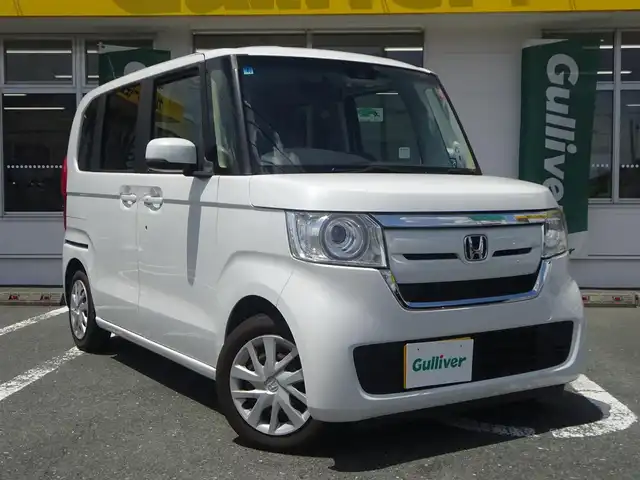 ホンダ Ｎ ＢＯＸ G L ターボ ホンダセンシング 静岡県 2020(令2)年 3.6万km プラチナホワイトパール 取説・保証書/禁煙車/ホンダセンシング/レーダークルーズコントロール/純正SDナビ（Bluetooth/ワンセグTV/CD）/ステアリングリモコン/両側パワースライドドア/スローパー/ターボ/リアコーナーセンサー/バックカメラ/LEDヘッドライト/オートマチックハイビーム/フロアマット