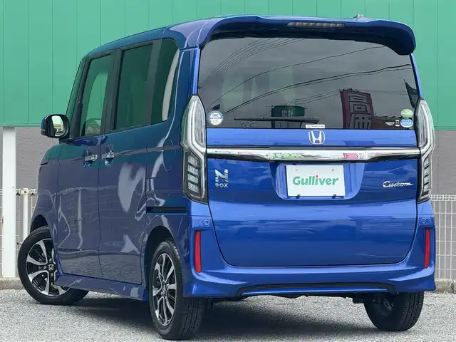 ホンダ Ｎ ＢＯＸ カスタム G L ホンダセンシング 千葉県 2020(令2)年 0.3万km ブリリアントスポーティブルーメタリック2トーン 純正SDナビ(CD/DVD/FM/AM/Bluetooth/フルセグTV)/バックカメラ/アダプティブクルーズコントロール/ホンダセンシング/前席シートヒーター/ETC/両側パワースライド/純正ドライブレコーダー/LEDヘッドライト/オートライト/保証書/取扱説明書/プッシュスタート/スペアキー