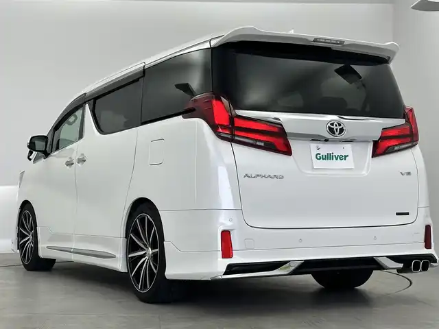 トヨタ アルファード S 愛知県 2020(令2)年 7.4万km ホワイトパールクリスタルシャイン モデリスタエアロ　/サンルーフ　/ローダウン　/ディスプレイナビ　/バックカメラ　/クルコン　/社外アルミ　/ＥＴＣ　/ＬＥＤライト　/ソナー　/ＵＳＢ　/両側パワスラ　/スマートキー　/保証書　/取説　/記録簿　/スペアキー