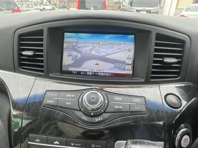 日産 エルグランド ライダー ハイパフォーマンス白本革パワーシート 三重県 2011(平23)年 10万km 黒 純正HDDメーカーナビ/アラウンドビューモニター/後席フリップダウンモニター/パワースライドドア（運転席側/助手席側）/パワーバックドア/225/55R18タイヤ/　＊18インチアルミホイール/パワーシート（運転席/助手席）/シートヒーター（運転席/助手席）/3列目格納シート/インテリジェントキー/プッシュスタート