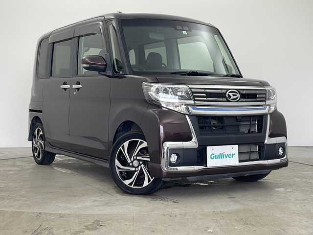 ダイハツ タント カスタムRSトップED VS SAⅢ 秋田県 2019(平31)年 6万km プラムブラウンクリスタルマイカ ４ＷＤ/ワンオーナー/両側パワースライドドア/純正ナビ/　(CD/DVD/フルセグテレビ/Bluetooth/FM/AM/SD/USB)/全方位カメラ/バックカメラ/衝突警報機能/衝突回避支援ブレーキ機能/車線逸脱警報機能/ＥＴＣ/ＬＥＤライト/フォグランプ/オートハイビーム/純正フロアマット/純正エンジンスターター/純正アルミホイール/純正ドアバイザー/スペアキー/運転席シートヒーター/後席サンシェード/アイドリングストップ/プッシュスタート/オートエアコン/電動格納ミラー/ウインカーミラー/取扱説明書/保証書