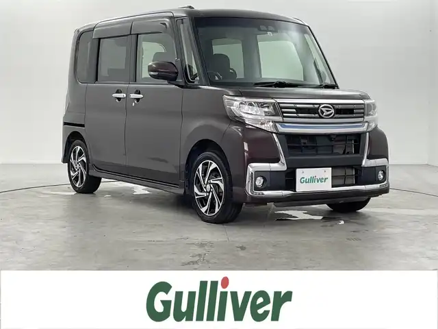 ダイハツ タント カスタムRSトップED VS SAⅢ 福井県 2019(平31)年 6万km プラムブラウンクリスタルマイカ 純正ナビ/CD/DVD/フルセグ/Bluetooth/FM/AM/SD/USB/４ＷＤ/両側パワースライドドア/全方位カメラ/バックカメラ/衝突警報機能/衝突回避支援ブレーキ機能/車線逸脱警報機能/ＥＴＣ/ＬＥＤライト/フォグランプ/オートハイビーム/純正フロアマット/純正エンジンスターター/純正アルミホイール/純正ドアバイザー/スペアキー/運転席シートヒーター/後席サンシェード/アイドリングストップ/プッシュスタート/オートエアコン/電動格納ミラー/ウインカーミラー/取扱説明書/保証書