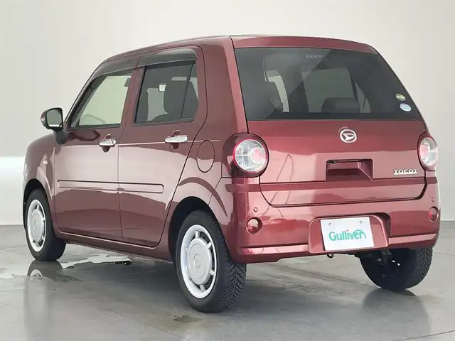 ダイハツ ミラ トコット G SA Ⅲ 愛知県 2019(平31)年 1.3万km ファイアークォーツレッドM 純正ナビ　フルセグＴＶ　ＢＴ　全周囲カメラ　シートヒーター　スマアシIII　衝突軽減装置　車線逸脱　ＬＥＤオートライト　前後ドラレコ　オートハイビーム　プッシュスタート　フロアマット　ドアバイザー　禁煙車